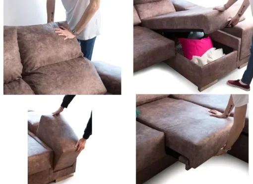 Chaise longue arcon abatible de 250 TEMPO