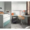 Dormitorio compacto bajo 3 contenedores con guías corban PLUS