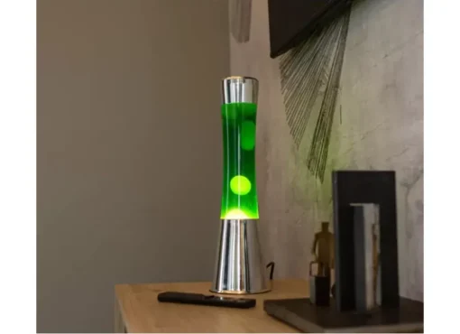 Lámpara de lava amarillo y verde HALLEY