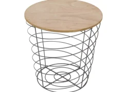 Mesa con varillas gris CUERA