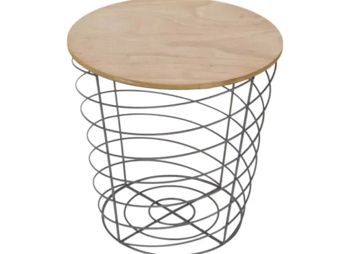 Mesa con varillas gris CUERA
