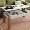 Mesa de centro elevable pata cuadrada CANTABRICO