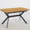 Mesa de comedor extensible central PRAGA
