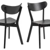 Pack 2 Sillas madera con respaldo ELVA