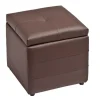 Puff en color chocolate SET