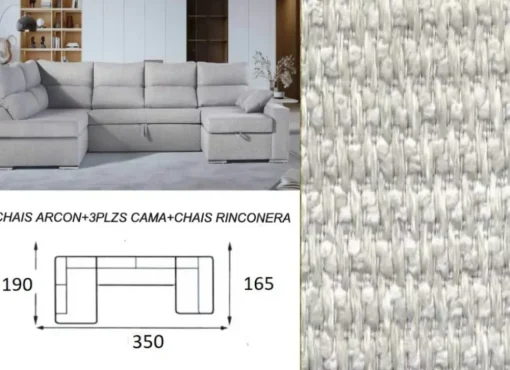 Sofá cama doble chaise longue CALIFORNIA