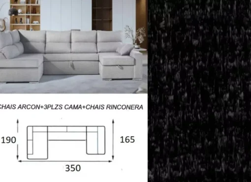 Sofá cama doble chaise longue CALIFORNIA