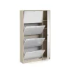 Zapatero 4 puertas+vertical espejo MACK